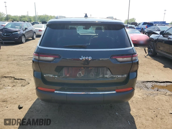 2022 Jeep Grand Cherokee Limited with VIN 1C4RJKBG3N8511561, listed as a Copart auction lot 56709095 with 61,470 mi miles and Clean title. Bid and sale history available at DreamBid. Image 6.