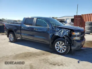 2020 Chevrolet Silverado 1500 Custom with VIN 3GCPWBEK2LG451904, listed as a Copart auction lot 45130395 with 95,767 mi miles and Salvage Title. Bid and sale history available at carsss.com. Image 4.