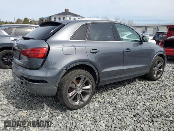 2016 Audi Q3 Premium Plus with VIN WA1EFCFS3GR003165, listed as a Copart auction lot 51304395 with 105,127 mi miles and Salvage Title. Bid and sale history available at carsss.com. Image 3.