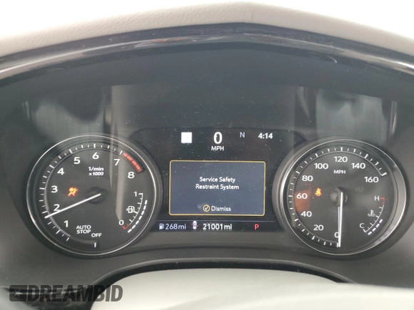2024 Cadillac XT6 FWD Premium Luxury with VIN 1GYKPCRS1RZ700168, listed as a Copart auction lot 59327055 with 21,001 mi miles and Salvage title. Bid and sale history available at DreamBid. Image 9.