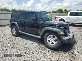 2018 Jeep Wrangler Unlimited Sport with VIN 1C4HJXDG9JW302367, listed as a Copart auction lot 61915505 with 103,952 mi miles and Non repairable. Bid and sale history available at DreamBid. Image 4.