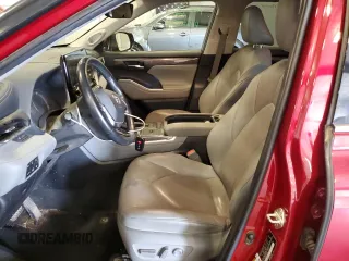 2020 Toyota Highlander Hybrid Limited with VIN 5TDXBRCH8LS009965, listed as a Copart auction lot 61006795 with 98,970 mi miles and Salvage title. Bid and sale history available at DreamBid. Image 7.