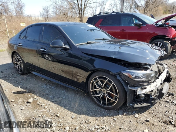 2024 Mercedes-Benz C 300 with VIN W1KAF4GBXRR231973, listed as a Copart auction lot 53315435 with 3,291 mi miles and Salvage Title. Bid and sale history available at carsss.com. Image 4.