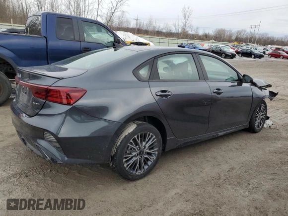 2024 Kia Forte GT-Line with VIN 3KPF54AD0RE761524, listed as a Copart auction lot 47493845 with 4,644 mi miles and Salvage Title. Bid and sale history available at carsss.com. Image 3.