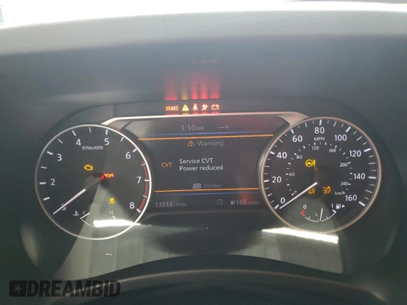2024 Nissan Sentra SV with VIN 3N1AB8CV6RY242897, listed as a Copart auction lot 62818855 with 13,911 mi miles and Clean title. Bid and sale history available at DreamBid. Image 9.
