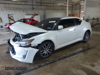 2016 Scion tC z VIN JTKJF5C73GJ024430, wystawiony jako Copart lot #59889055 z przebiegiem 142 532 mil mil oraz Szkoda całkowita • Salvage title. Historia ofert i sprzedaży dostępna na DreamBid. Obrazek 1.