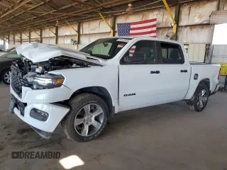 2025 Ram 1500 Tradesman with VIN 1C6RRFGG8SN631546, listed as a Copart auction lot 65132825 with 4,652 mi miles and Clean title. Bid and sale history available at DreamBid. Image 1.