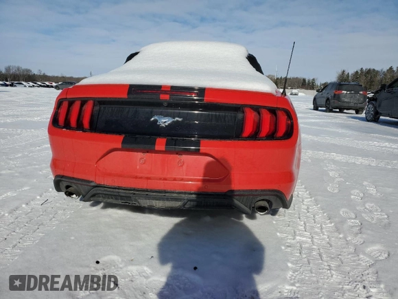 2023 Ford Mustang EcoBoost with VIN 1FATP8UHXP5112072, listed as a Copart auction lot 88209805 with 56,375 mi miles and Salvage title. Bid and sale history available at DreamBid. Image 6.