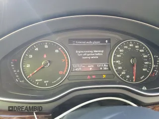 2017 Audi A4 Premium with VIN WAUGNAF47HN018507, listed as a Copart auction lot 46087525 with 127,721 mi miles and Salvage Title. Bid and sale history available at carsss.com. Image 9.