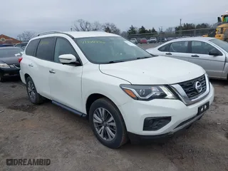 2020 Nissan Pathfinder SL with VIN 5N1DR2CN8LC601472, listed as a IAAI auction lot 41474477 with 93,772 mi miles. Bid and sale history available at carsss.com. Image 1.