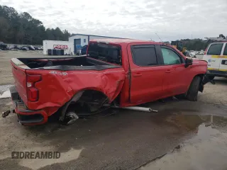 2021 Chevrolet Silverado 1500 RST with VIN 1GCUYEEL8MZ296686, listed as a Copart auction lot 46486455 with 0 mi miles and Salvage Title. Bid and sale history available at carsss.com. Image 3.