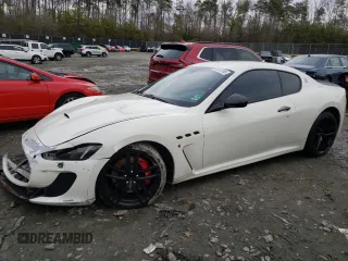 2015 Maserati GranTurismo Sport с VIN ZAM45VLA8F0138345, выставлен на аукционе Copart как лот 48228745 с пробегом 44 853 миль миль и Списание • Salvage title. История ставок и продаж доступна на DreamBid. Изображение 1.
