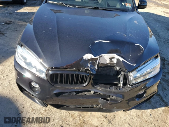 2016 BMW X6 xDrive50i with VIN 5UXKU6C53G0R34489, listed as a Copart auction lot 41862014 with 97,534 mi miles. Bid and sale history available at carsss.com. Image 11.
