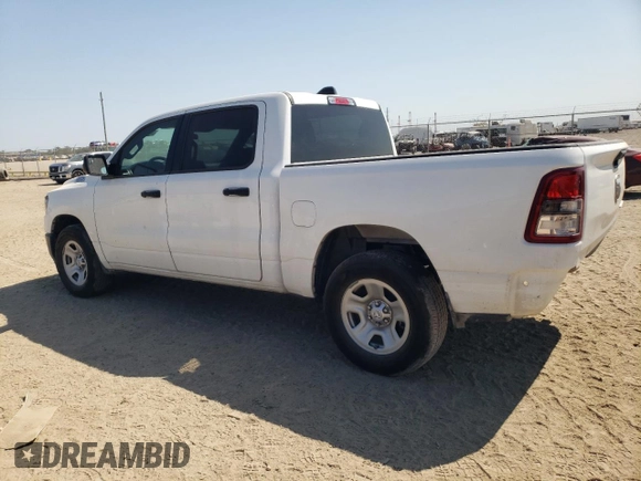 2024 Ram 1500 Tradesman z VIN 1C6SRFGT6RN121396, wystawiony jako Copart lot #75023444 z przebiegiem 25 517 mil mil oraz Szkoda całkowita • Salvage title. Historia ofert i sprzedaży dostępna na DreamBid. Obrazek 2.