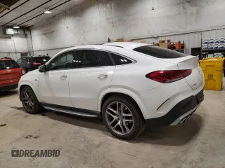 2022 Mercedes-Benz GLE 53 AMG with VIN 4JGFD6BB2NA823655, listed as a Copart auction lot 53130005 with 15,657 mi miles and Clean title. Bid and sale history available at DreamBid. Image 2.