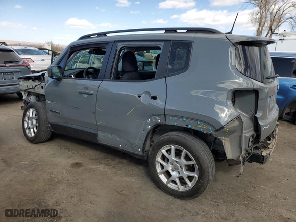 2021 Jeep Renegade 80th Anniversary with VIN ZACNJDBB4MPN24578, listed as a Copart auction lot 45059845 with 16,498 mi miles and Salvage Title. Bid and sale history available at carsss.com. Image 2.