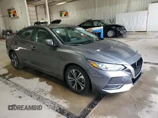 2022 Nissan Sentra SV with VIN 3N1AB8CV2NY315905, listed as a Copart auction lot 55638945 with 43,416 mi miles and Salvage Title. Bid and sale history available at DreamBid. Image 4.