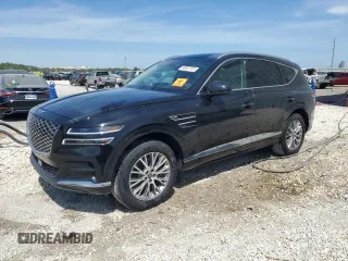 2024 Genesis GV80 with VIN KMUHBDSB1RU180417, listed as a Copart auction lot 50822755 with 21,279 mi miles and Non Repairable. Bid and sale history available at DreamBid. Image 1.