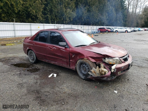 2003 Mazda Protege DX with VIN JM1BJ226231137913, listed as a Copart auction lot 44426935 with 237,221 mi miles and Salvage Title. Bid and sale history available at carsss.com. Image 4.