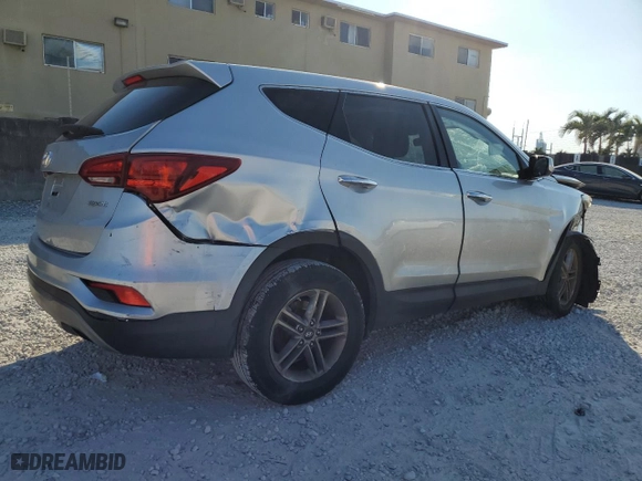 2017 Hyundai Santa Fe Sport 2.4L with VIN 5XYZT3LB9HG448563, listed as a Copart auction lot 87813735 with NaN miles and Salvage Title. Bid and sale history available at carsss.com. Image 3.