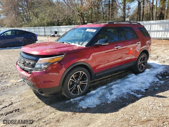 2013 Ford Explorer Sport with VIN 1FM5K8GT5DGC33394, listed as a Copart auction lot 45683635 with 114,338 mi miles and Salvage Title. Bid and sale history available at carsss.com. Image 1.