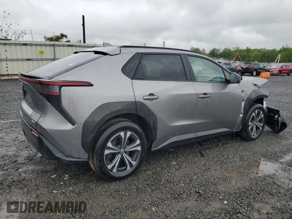 2024 Toyota bZ4X XLE with VIN JTMABACA3RA079406, listed as a Copart auction lot 56758445 with 3,483 mi miles and Salvage title. Bid and sale history available at DreamBid. Image 3.