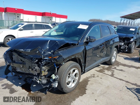 2022 Hyundai Tucson Preferred z VIN KM8JBCAE7NU065076, wystawiony jako IAAI lot #41769597 z przebiegiem 20 813 mil mil oraz . Historia ofert i sprzedaży dostępna na DreamBid. Obrazek 2.