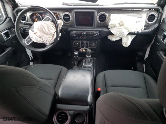 2018 Jeep Wrangler Unlimited Sahara with VIN 1C4HJXEGXJW176499, listed as a Copart auction lot 47296575 with 0 mi miles and Salvage Title. Bid and sale history available at carsss.com. Image 8.