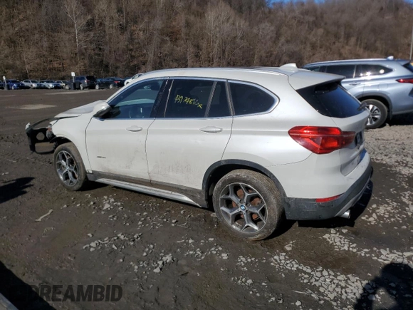 2016 BMW X1 xDrive28i with VIN WBXHT3C31G5E48073, listed as a Copart auction lot 43974855 with 56,088 mi miles and Salvage Title. Bid and sale history available at carsss.com. Image 2.