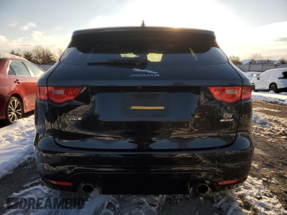 2020 Jaguar F-Pace S with VIN SADCM2FVXLA639831, listed as a Copart auction lot 87211504 with 28,995 mi miles and Salvage Title. Bid and sale history available at DreamBid. Image 6.