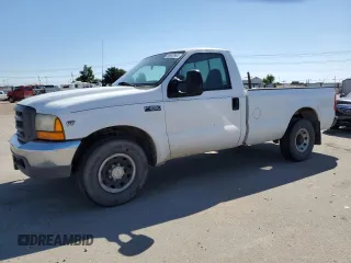 1999 Ford Super Duty F-250 XL with VIN 1FTNF20LXXED61260, listed as a Copart auction lot 59962984 with 396,049 mi miles and Salvage Title. Bid and sale history available at carsss.com. Image 1.