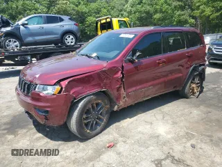 2017 Jeep Grand Cherokee Laredo with VIN 1C4RJEAG6HC731362, listed as a Copart auction lot 57531585 with 141,047 mi miles and Salvage title. Bid and sale history available at DreamBid. Image 1.