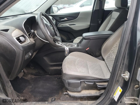 2020 Chevrolet Equinox LS with VIN 2GNAXHEV1L6168476, listed as a Copart auction lot 43011495 with 241,268 mi miles and Salvage Title. Bid and sale history available at carsss.com. Image 7.