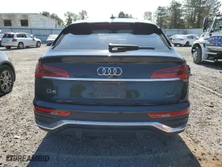 2023 Audi Q5 Sportback S line Premium Plus with VIN WA15AAFYXP2108382, listed as a Copart auction lot 70910494 with 25,081 mi miles and Salvage Title. Bid and sale history available at carsss.com. Image 6.
