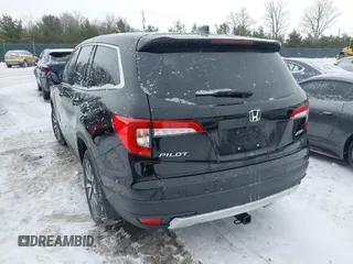 2019 Honda Pilot EX-L with VIN 5FNYF6H52KB051363, listed as a IAAI auction lot 41591540 with 109,860 mi miles. Bid and sale history available at carsss.com. Image 3.