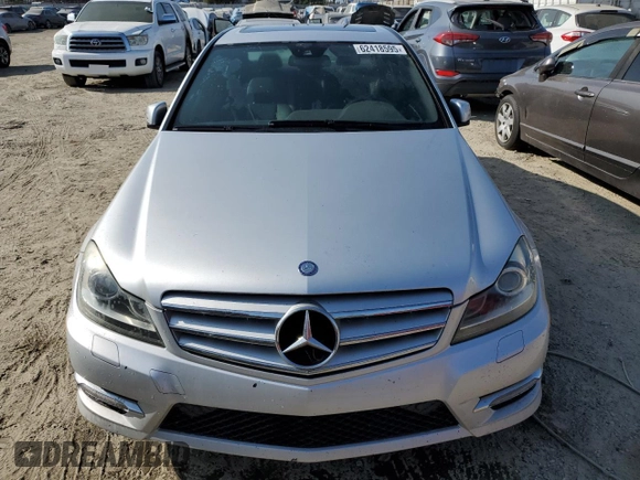 2012 Mercedes-Benz C 250 Sport with VIN WDDGF4HB1CA607619, listed as a Copart auction lot 62418595 with 143,721 mi miles and Clean title. Bid and sale history available at DreamBid. Image 5.