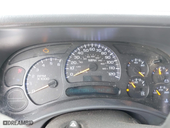 2005 Chevrolet Tahoe Z71 with VIN 1GNEC13T35R243319, listed as a IAAI auction lot 42021248 with 301,747 mi miles. Bid and sale history available at carsss.com. Image 7.