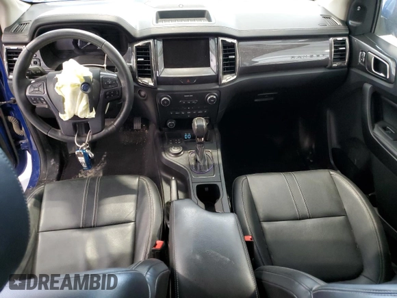 2019 Ford Ranger XL with VIN 1FTER4FH5KLA01047, listed as a Copart auction lot 54661465 with 47,646 mi miles and Salvage title. Bid and sale history available at DreamBid. Image 8.
