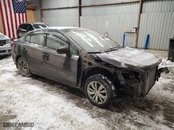 2023 Subaru Impreza with VIN 4S3GKAB61P3600793, listed as a Copart auction lot 89124275 with 0 mi miles and Salvage Title. Bid and sale history available at carsss.com. Image 4.
