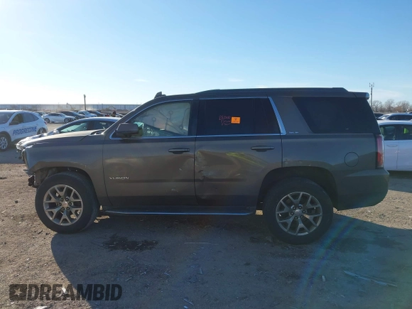 2015 GMC Yukon SLE with VIN 1GKS1AKCXFR712897, listed as a IAAI auction lot 41357889 with 1 mi miles. Bid and sale history available at carsss.com. Image 14.