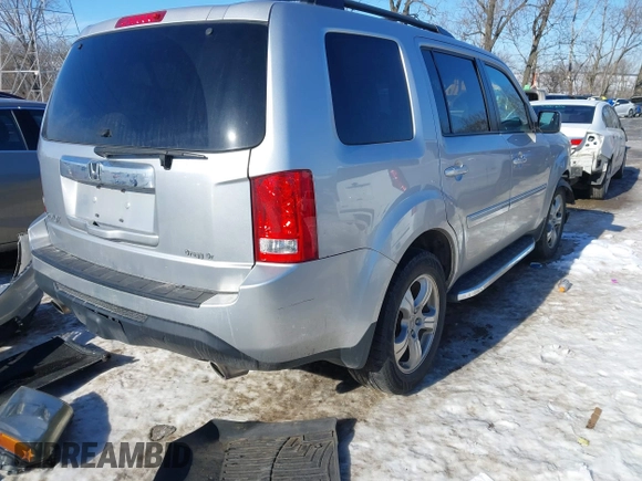 2014 Honda Pilot EX-L with VIN 5FNYF3H78EB006464, listed as a IAAI auction lot 41321137 with 198,496 mi miles and . Bid and sale history available at DreamBid. Image 4.