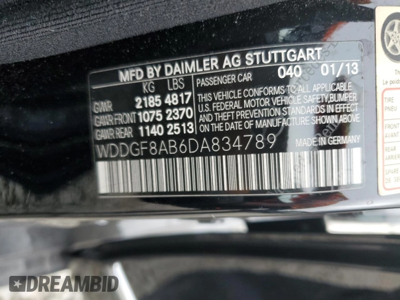 2013 Mercedes-Benz C 300 Sport z VIN WDDGF8AB6DA834789, wystawiony jako Copart lot #56175185 z przebiegiem 142 324 mil mil oraz Szkoda całkowita • Salvage title. Historia ofert i sprzedaży dostępna na DreamBid. Obrazek 12.
