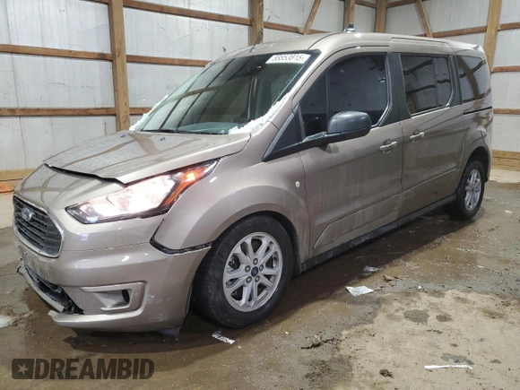2020 Ford Transit Connect XLT with VIN NM0GE9F20L1455942, listed as a Copart auction lot 88853815 with 47,458 mi miles and Salvage title. Bid and sale history available at DreamBid. Image 1.