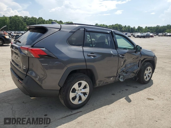 2019 Toyota RAV4 LE with VIN 2T3G1RFV8KW004640, listed as a Copart auction lot 63037085 with 83,961 mi miles and Salvage title. Bid and sale history available at DreamBid. Image 3.