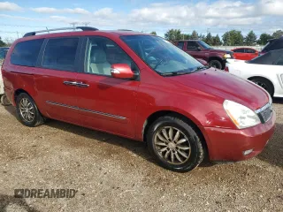 2012 Kia Sedona EX with VIN KNDMH4C74C6497419, listed as a Copart auction lot 72339504 with 142,115 mi miles and Salvage Title. Bid and sale history available at carsss.com. Image 4.