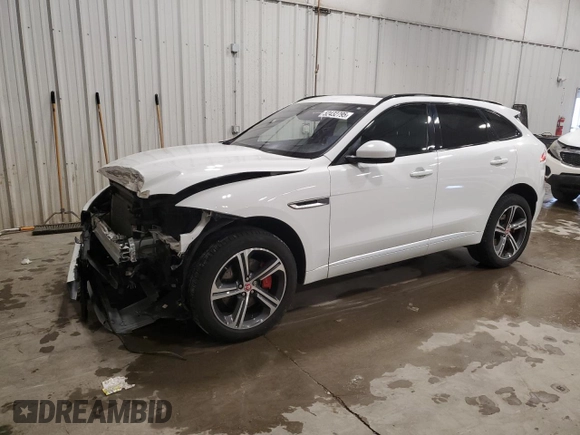 2018 Jaguar F-PACE S with VIN SADCM2FV1JA250833, listed as a Copart auction lot 52432795 with 98,717 mi miles and Non Repairable. Bid and sale history available at carsss.com. Image 1.