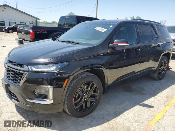 2023 Chevrolet Traverse Premier with VIN 1GNERKKW7PJ191520, listed as a Copart auction lot 56208895 with 31,286 mi miles and Salvage title. Bid and sale history available at DreamBid. Image 1.