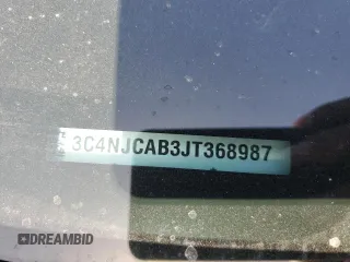 2018 Jeep Compass Sport with VIN 3C4NJCAB3JT368987, listed as a Copart auction lot 50215885 with 77,693 mi miles and Salvage Title. Bid and sale history available at carsss.com. Image 14.