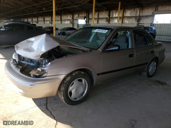 1998 Chevrolet Prizm Lsi with VIN 1Y1SK528XWZ435045, listed as a Copart auction lot 80463624 with 105,906 mi miles and Salvage Title. Bid and sale history available at carsss.com. Image 1.