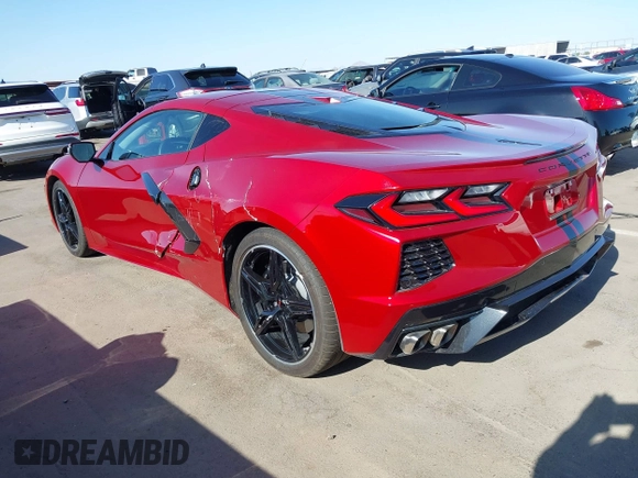 2022 Chevrolet Corvette 3LT with VIN 1G1YC2D4XN5113508, listed as a IAAI auction lot 42003979 with 9,186 mi miles. Bid and sale history available at carsss.com. Image 3.